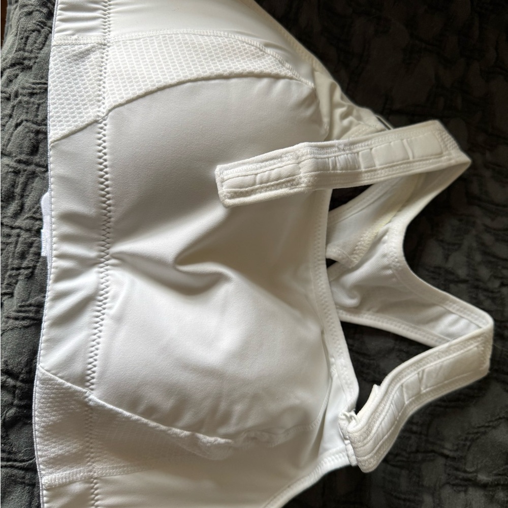 White Sports Bra